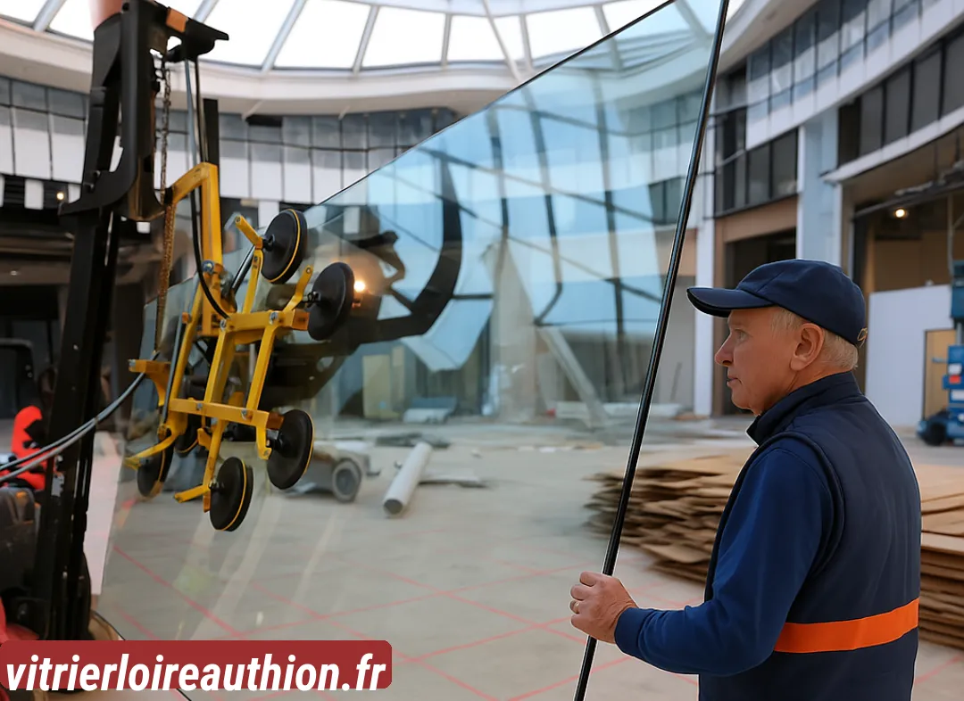 Remplacement de vitrine magasin Loire-Authion